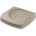 Rubbermaid Commercial Lid For 23 Gallon Square Rubbermaid Waste Receptacles - Beige FG268988BEIG
